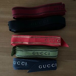 ~150” Gucci variety ribbons